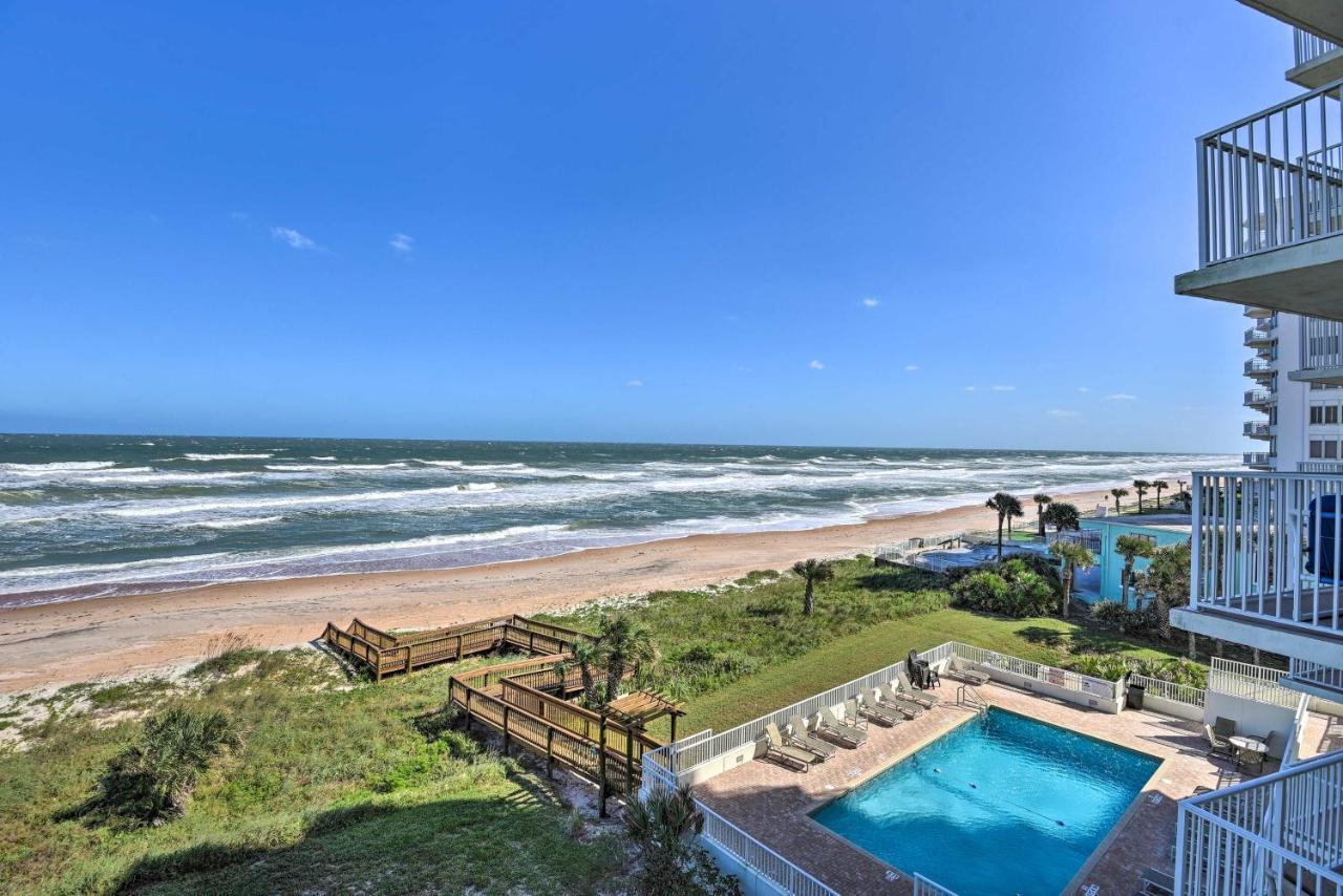 Oceanfront Retreat With Pool Steps To Ormond Beach Apartment Exterior photo
